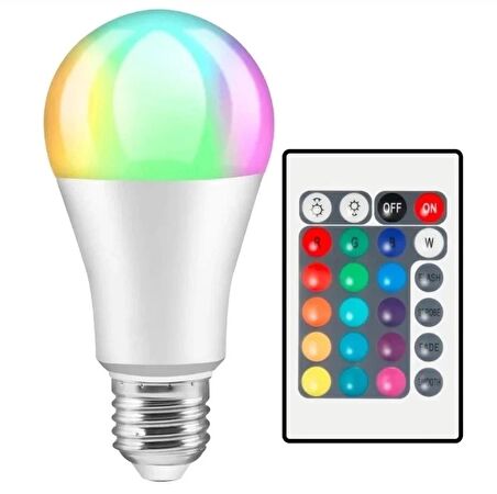 Cata CT-4058 9W 220V E27 Duylu  Kumandalı RGB Led Ampul